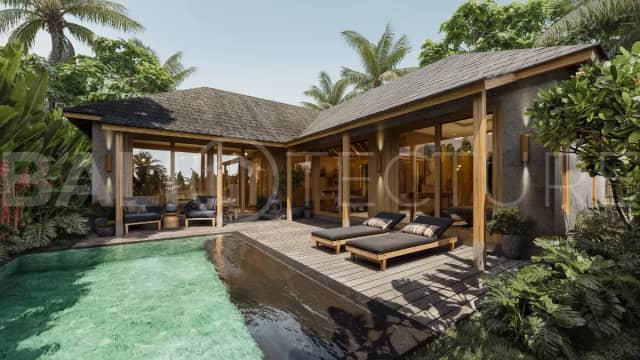 Off-Plan Modern Wooden Style 2-Bedroom Villa for Sale in Ubud, Ubud
