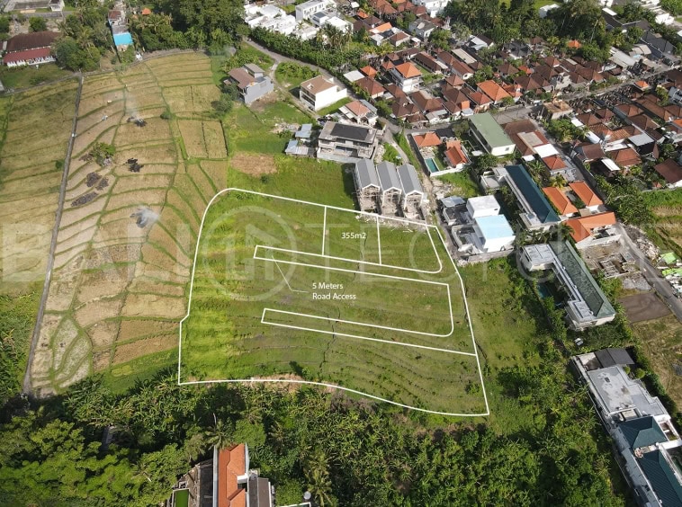 355m2 Strategic Land With Ricefield View In Villa Area Tumbak Bayuh Pererenan 1