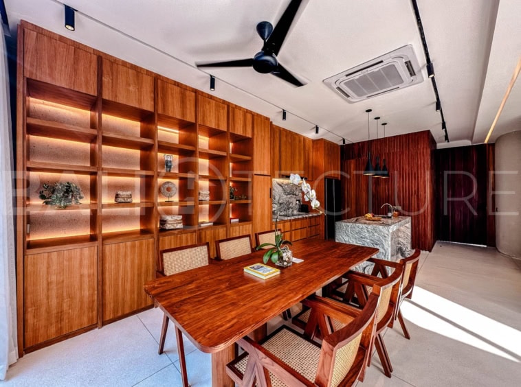 3 Bedrooms Villa with Mediterranean modern style in berawa dining room 1