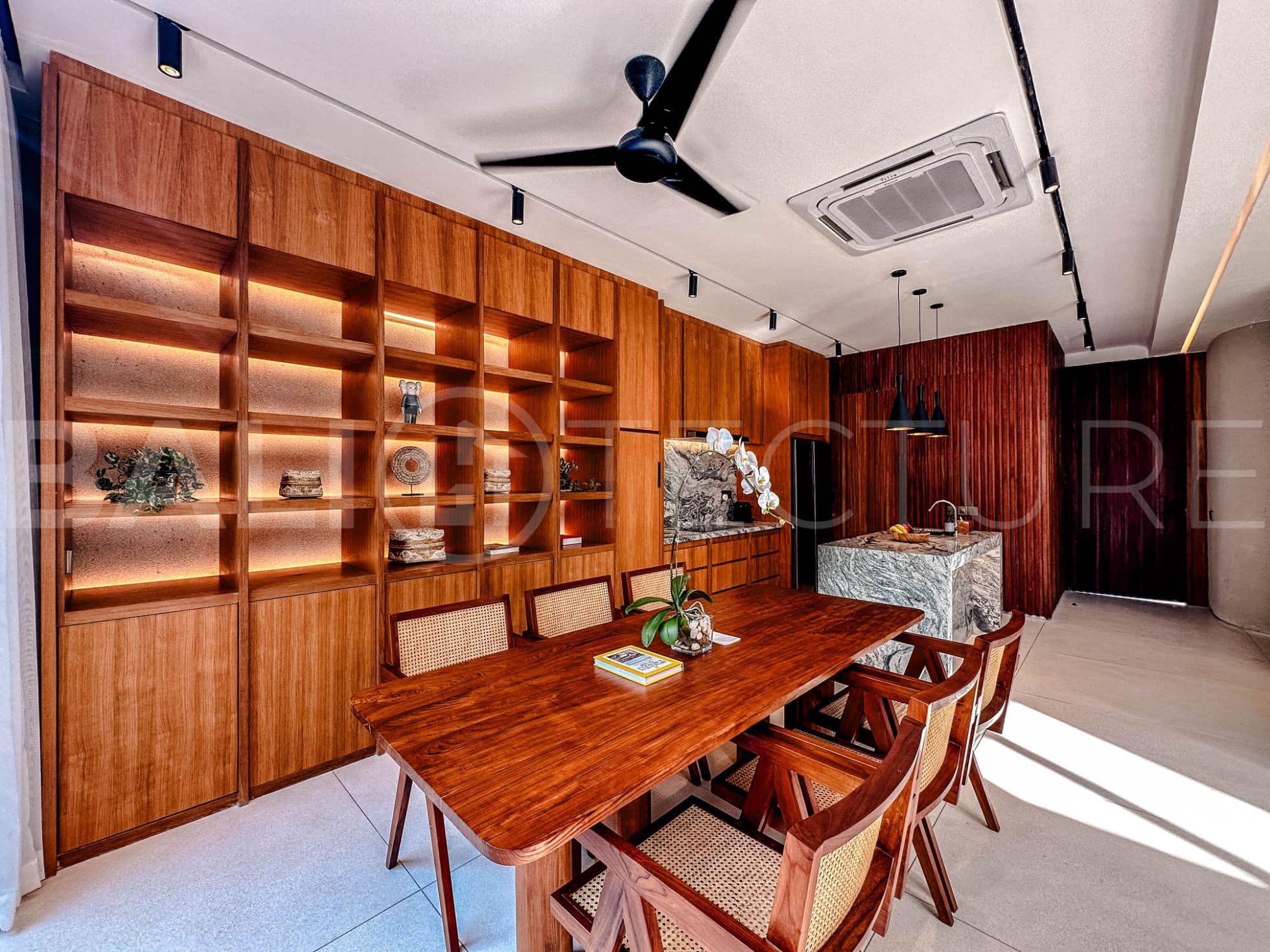 3 Bedrooms Villa with Mediterranean modern style in berawa dining room 1
