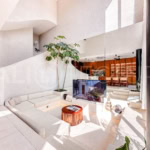 3 Bedrooms Villa with Mediterranean modern style in berawa living room 1