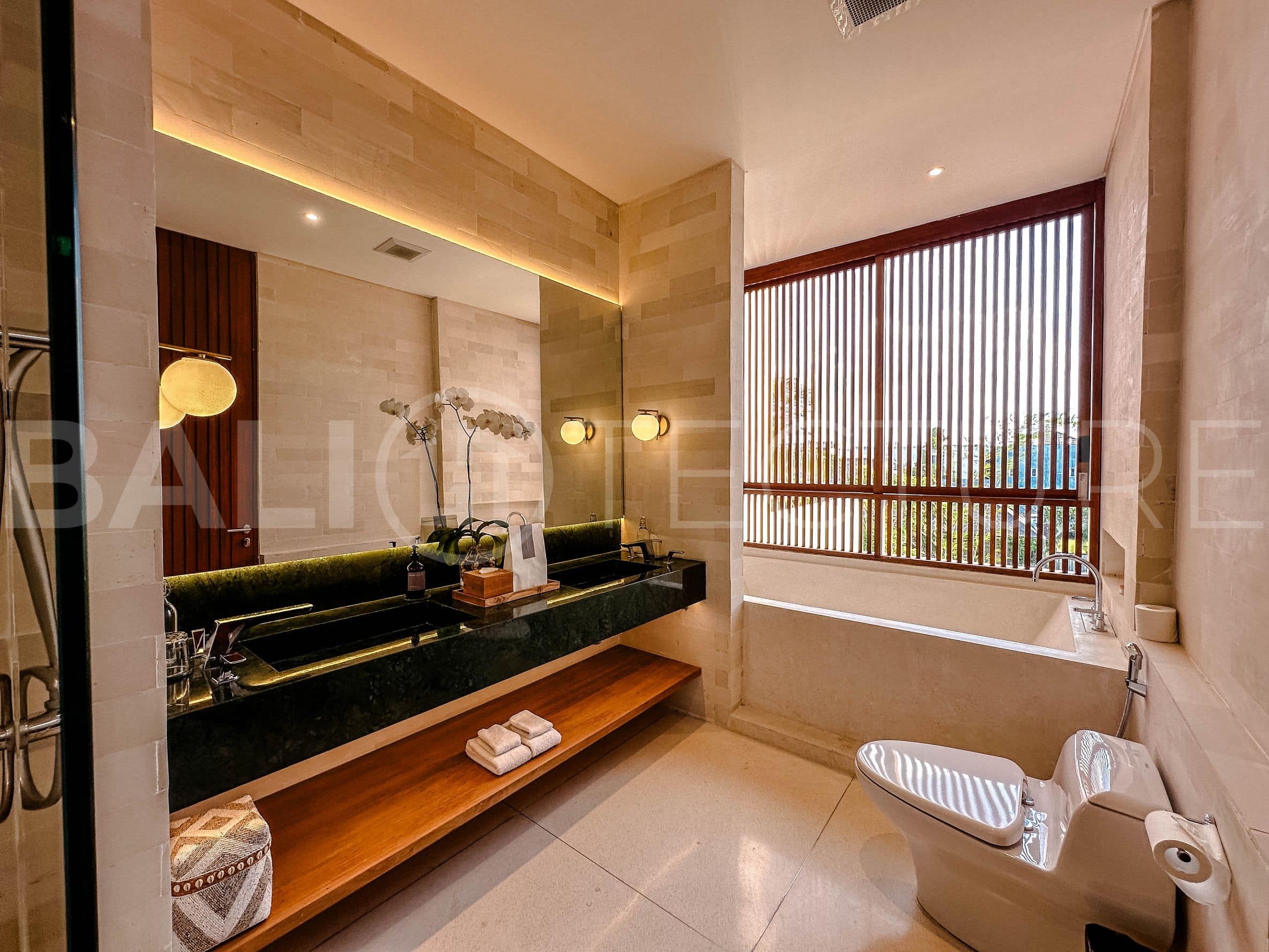 3 Bedrooms Villa with Mediterranean modern style in berawa bathroom 1