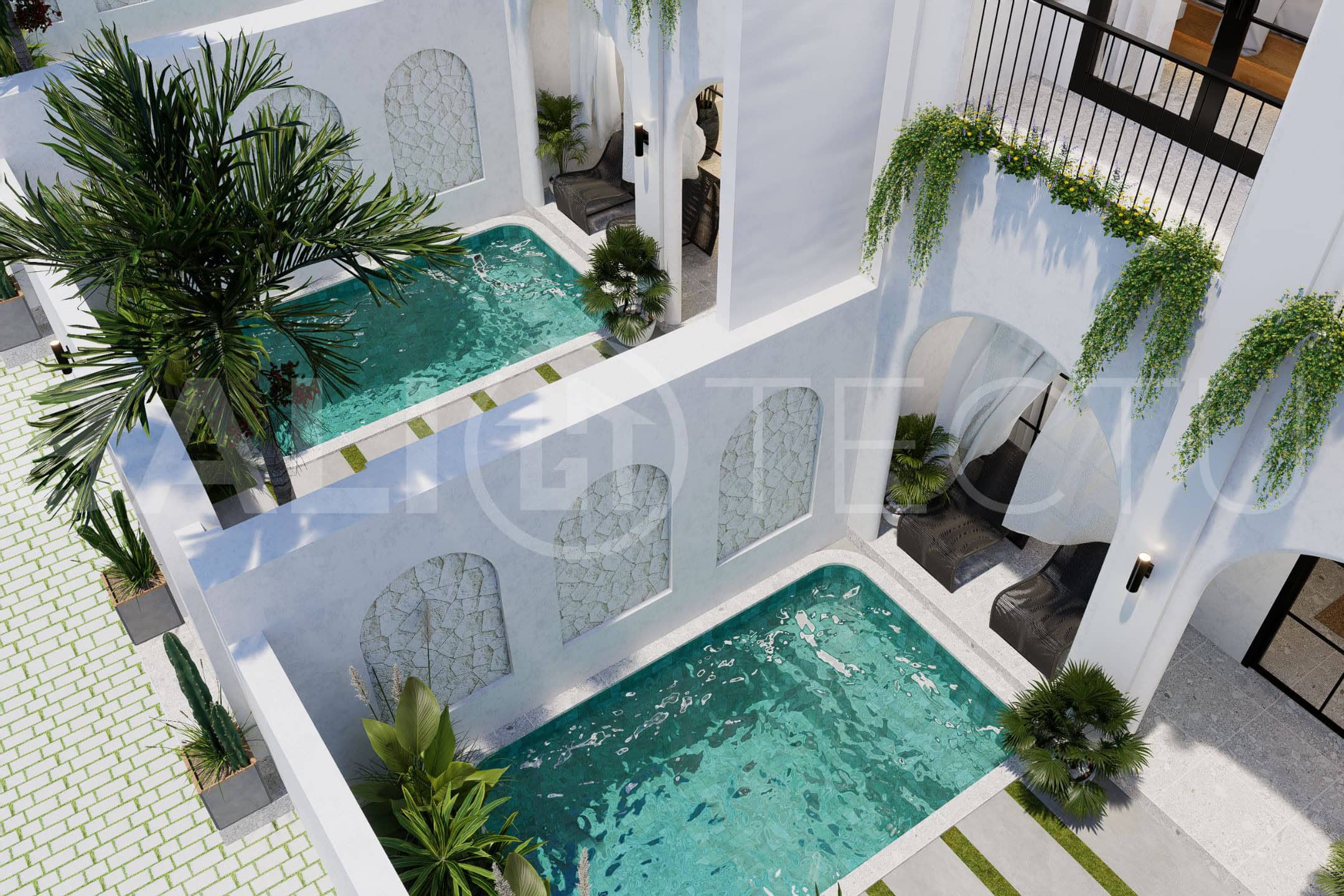 1 Bedroom Mediterranean-Style Villa in Pererenan Tumbak Bayuh 2
