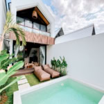 1 bedroom villa with ricefield view in Kerobokan pool 1