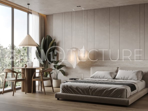 Charming 1-Bedroom Apartment with Stunning Views in Canggu 1