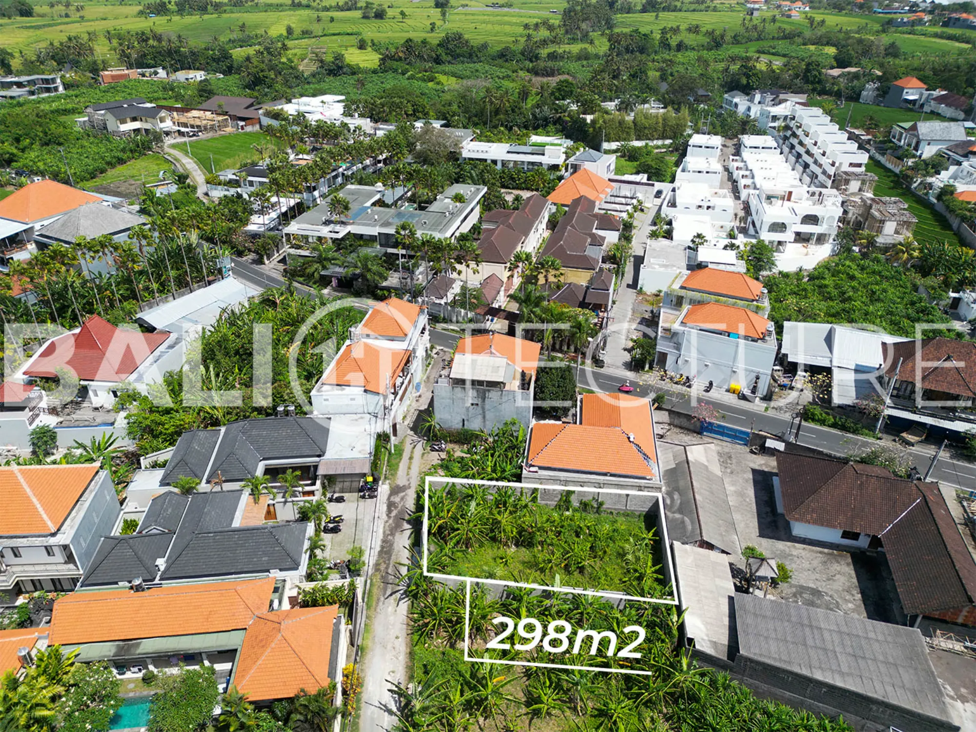 Rare 298m² Land in Tumbak Bayuh, Pererenan 2