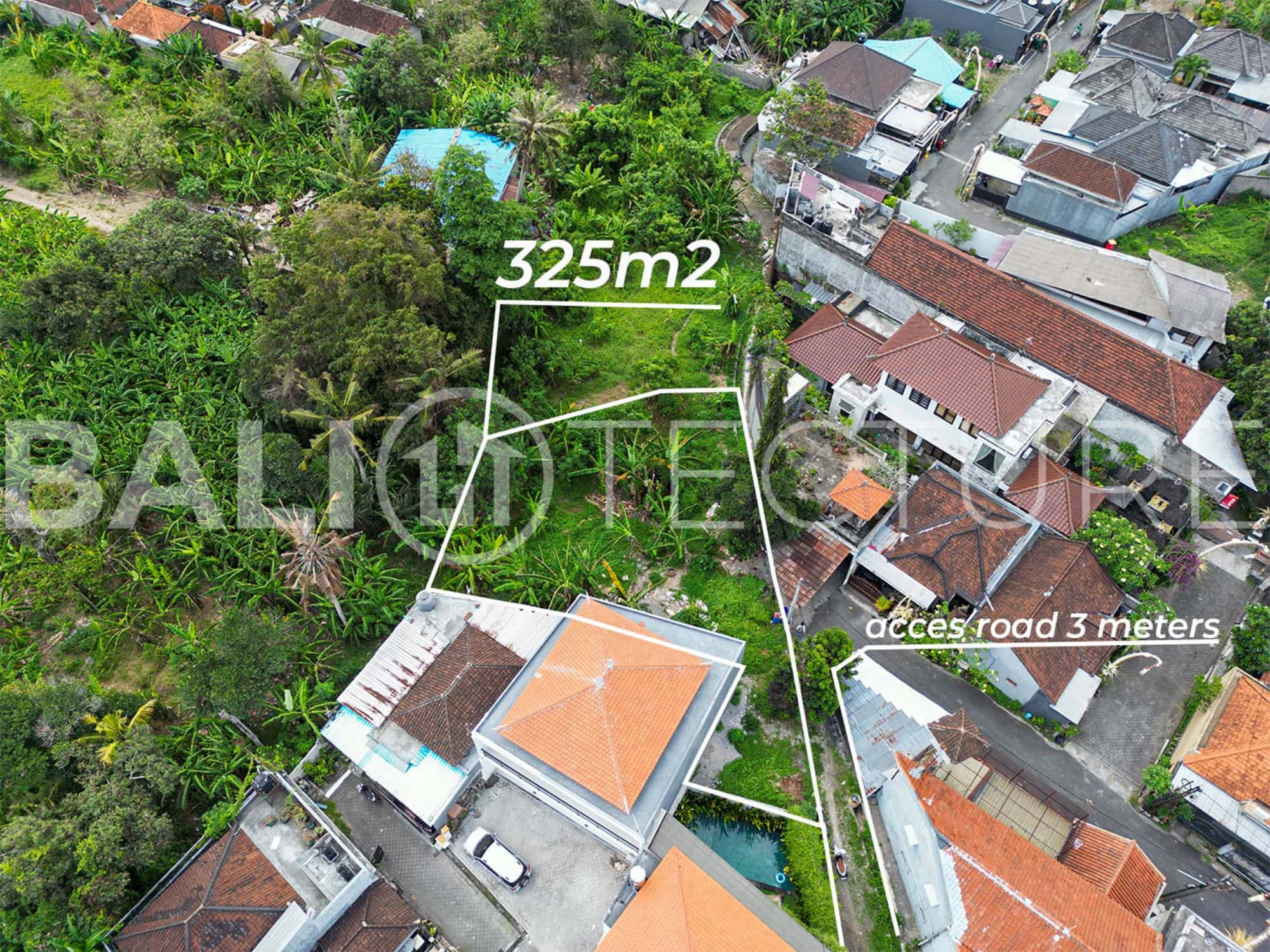 Freehold 325m² Land in Prime Buduk Bali 1