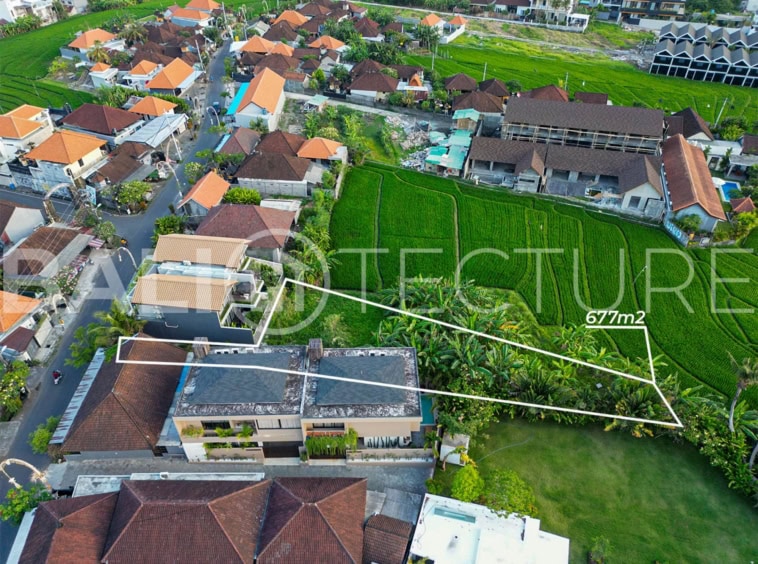 Prime 677m² Freehold Land in Babakan, Canggu 3