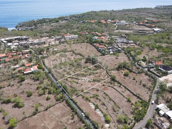 Prime 2000m2 Plot of Land in Ungasan With Ocean View In Ungasan 3