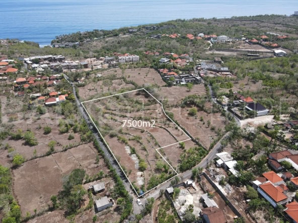 7500m2 Plot of Land With Ocean View In Ungasan 1