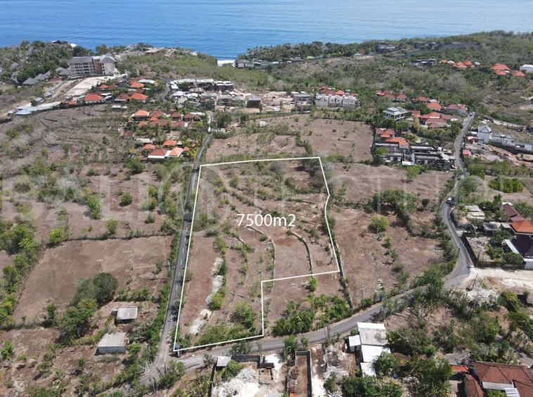 7500m2 Plot of Land With Ocean View In Ungasan 2