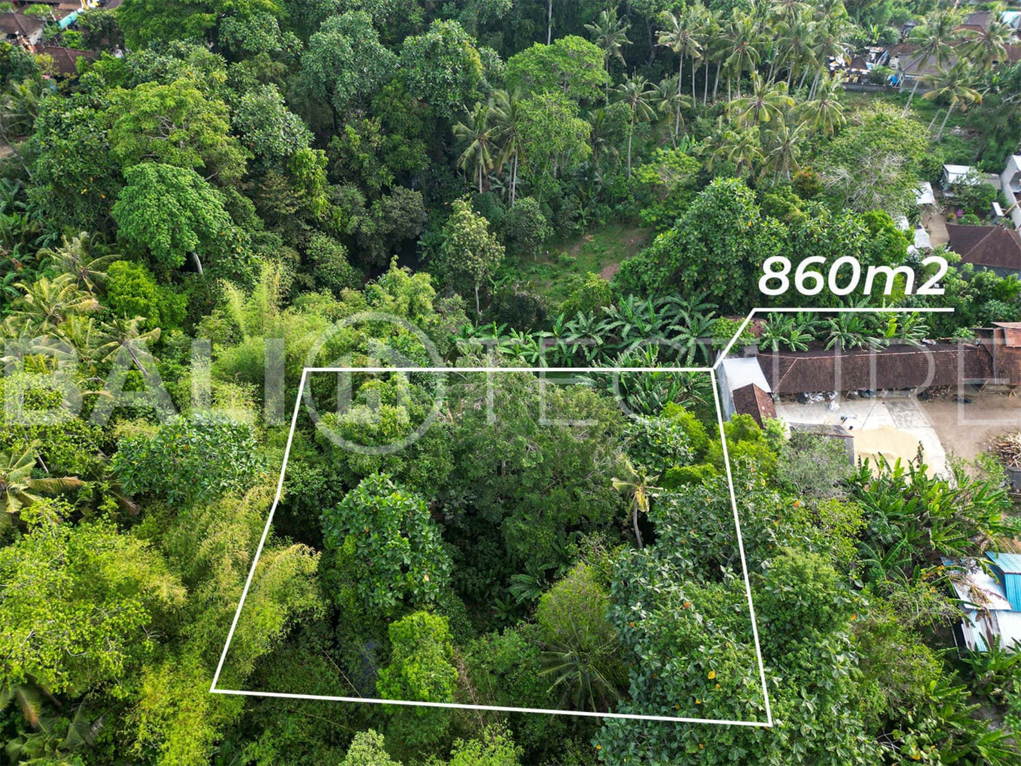 Riverfront leasehold land in Pejaten, Bali, perfect for a serene retreat or investment property.