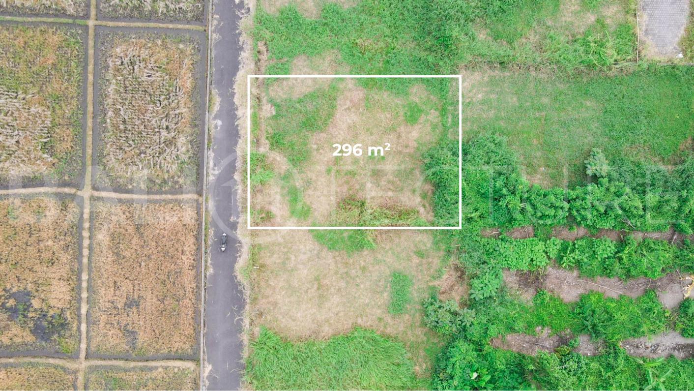 300m2 of Land For Sale in Kedungu with Ricefield Views2