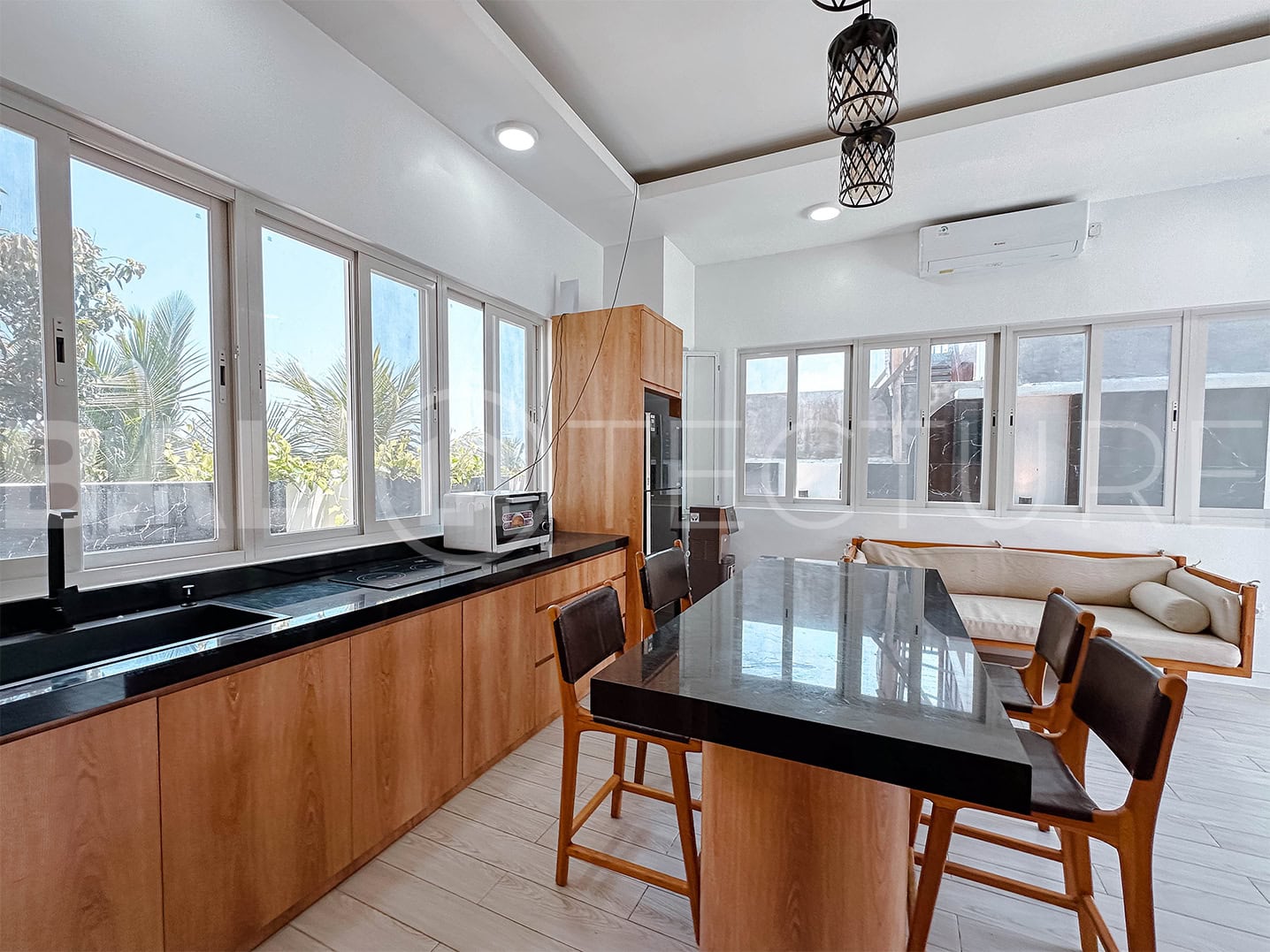 "1-bedroom villa in Ungasan, featuring a private pool, Smart TVs, and serene surroundings."