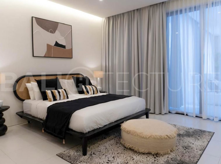 "Elegant 4-bedroom villa on a 500m² plot with ensuite bathrooms and stylish design."