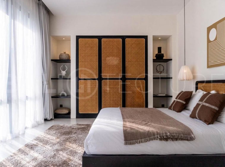 "Luxurious Pererenan villa near trendy cafes and iconic Bali destinations."