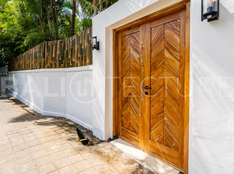 Elegant living space with a private pool, perfect for relaxation and entertaining.