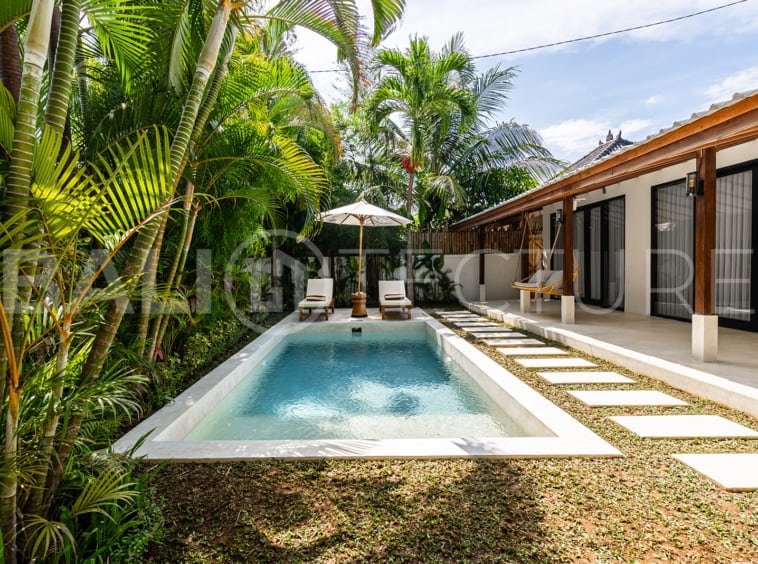 Modern 4-bedroom villa with spacious interiors and serene surroundings in Ubud.