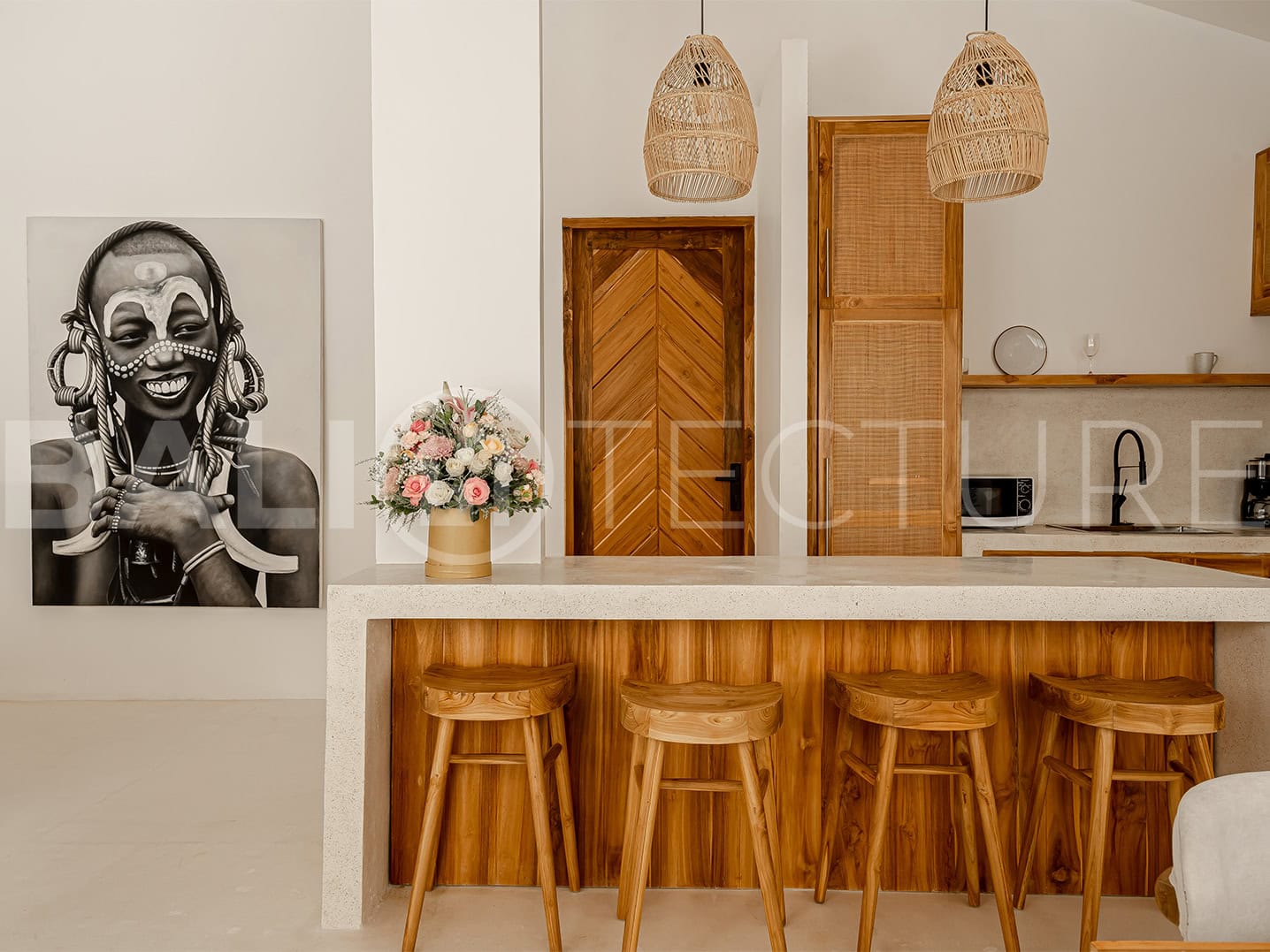 Modern 4-bedroom villa with spacious interiors and serene surroundings in Ubud.