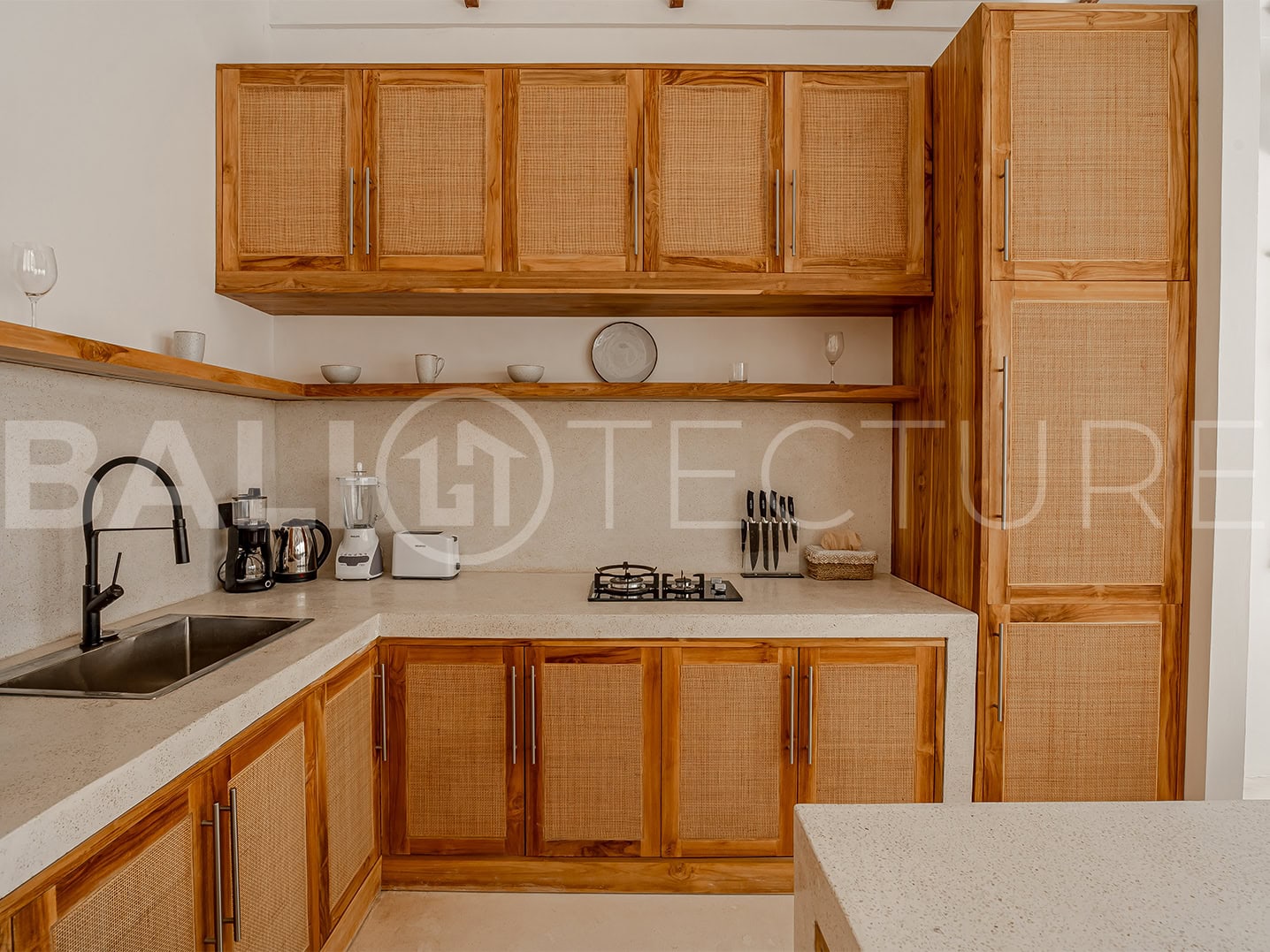 Elegant living space with a private pool, perfect for relaxation and entertaining.