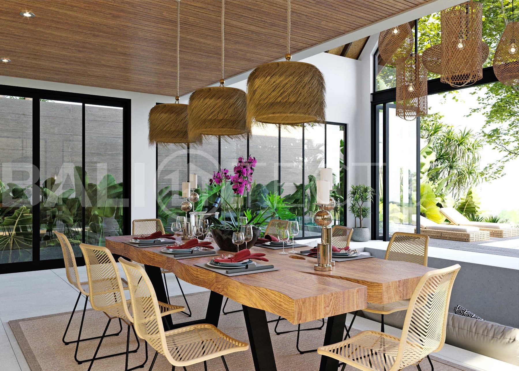 Tukad Huts – Open Plan Tropical 2 Bedroom Villa 4