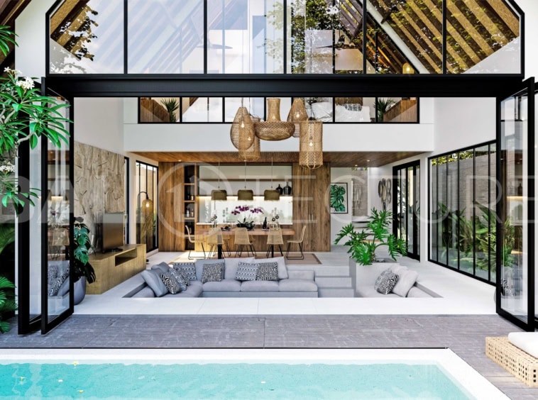 Tukad Huts – Open Plan Tropical 2 Bedroom Villa 5