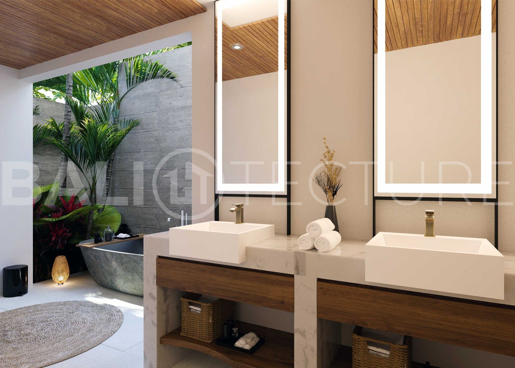 Tukad Huts – Open Plan Tropical 2 Bedroom Villa 8