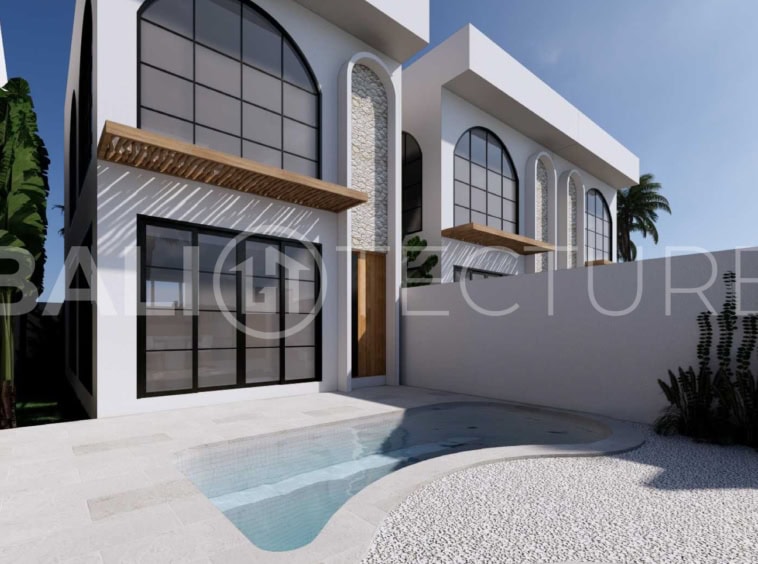Modern 1-bedroom villa in Munggu Seseh with a private pool and rice field views. Close to Pererenan and Seseh Beach. Fully furnished, ideal for relaxation or investment.