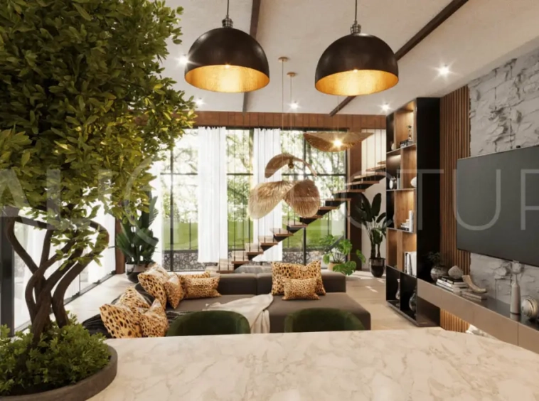off plan tropical 3 bedroom villa for sale in Ubud 15