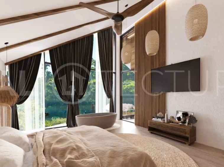 off plan tropical 3 bedroom villa for sale in Ubud 6