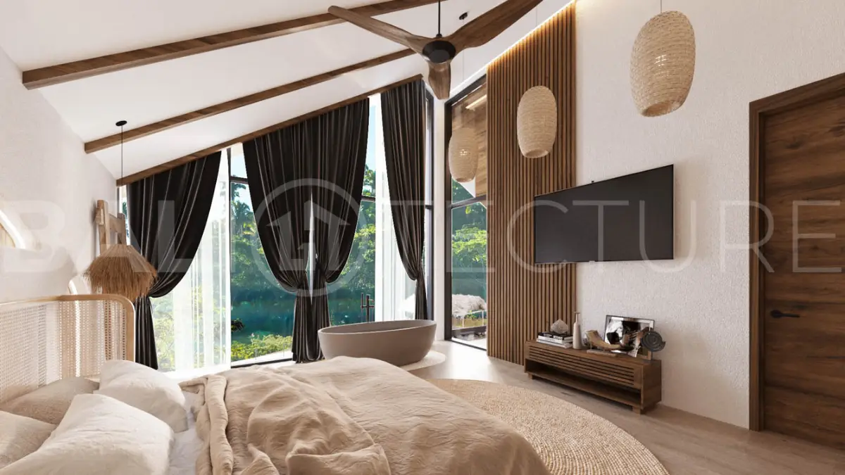 off plan tropical 3 bedroom villa for sale in Ubud 6
