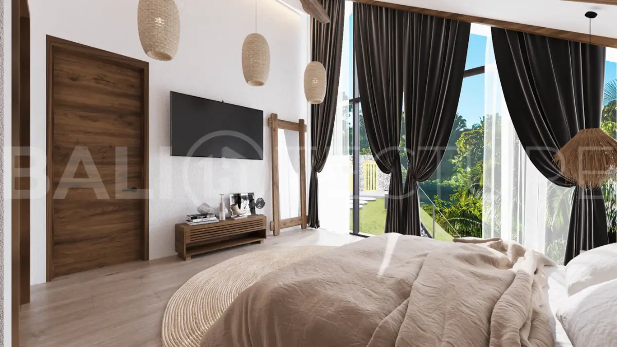 off plan tropical 3 bedroom villa for sale in Ubud 8