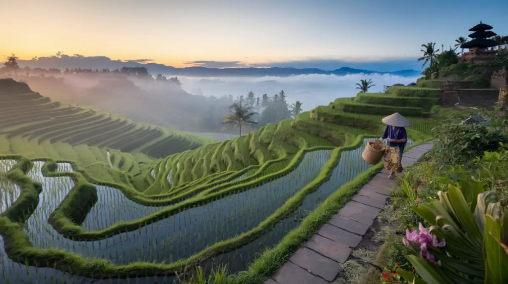 Bali rice terraces