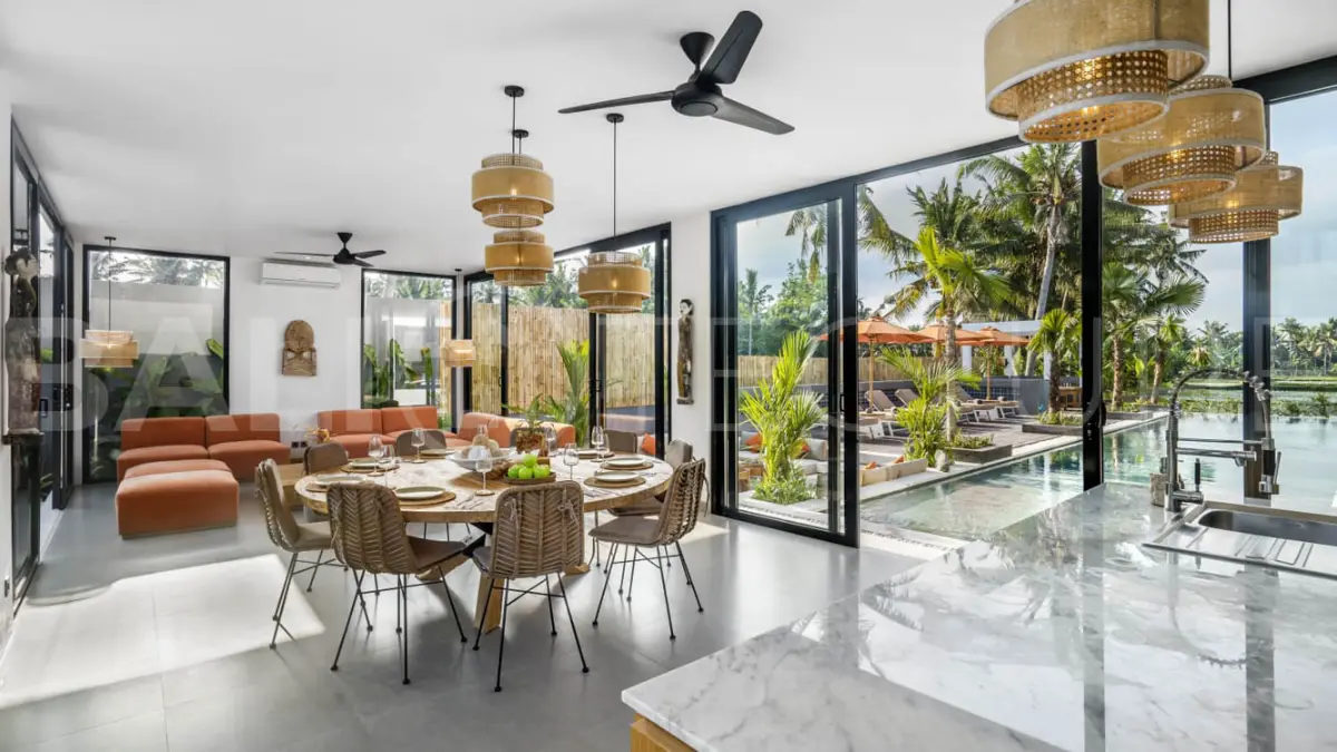 Magnificent Ricefield View 5 Bedroom Villa for Sale in the Heart of Ubud Bali 7
