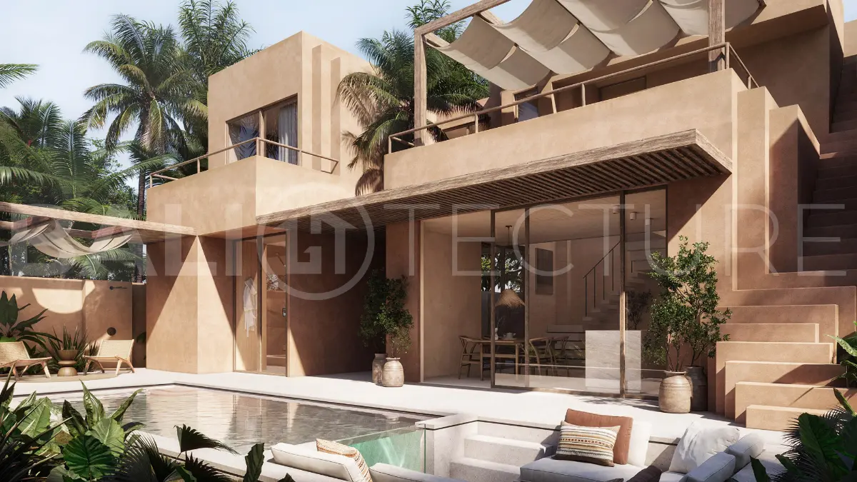 Exotic Living Near the Beach, 1BR Moroccan Infused Villa with Pool and Tropical Garden2