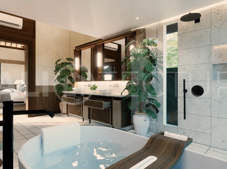 Elegant 1BR Retreat with Large Garden in Central Seminyak for Sale 2