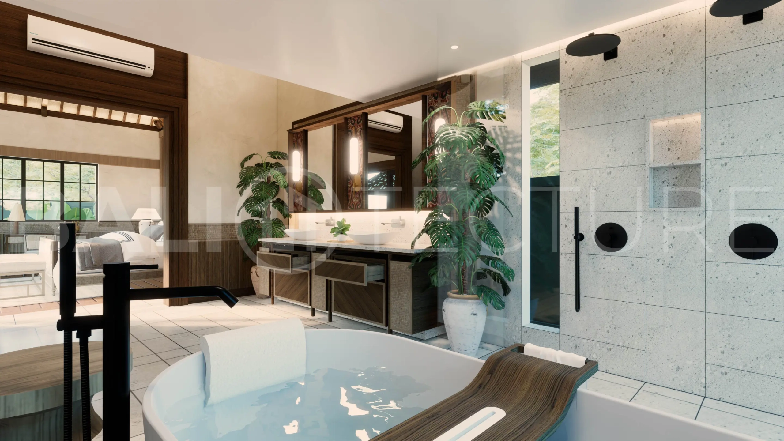 Elegant 1BR Retreat with Large Garden in Central Seminyak for Sale 2