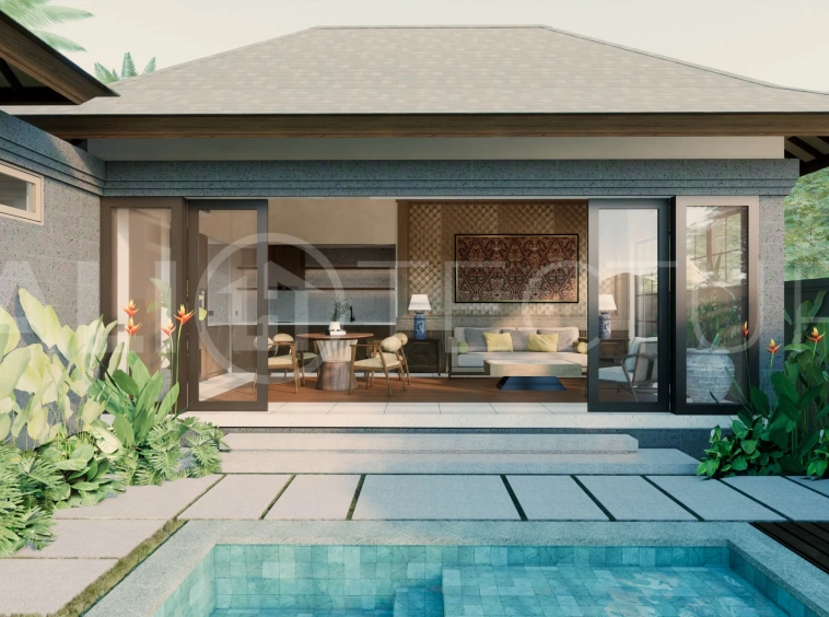 Elegant 1BR Retreat with Large Garden in Central Seminyak for Sale 14