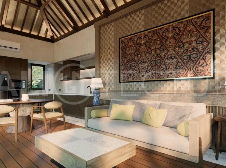 Elegant 1BR Retreat with Large Garden in Central Seminyak for Sale 3