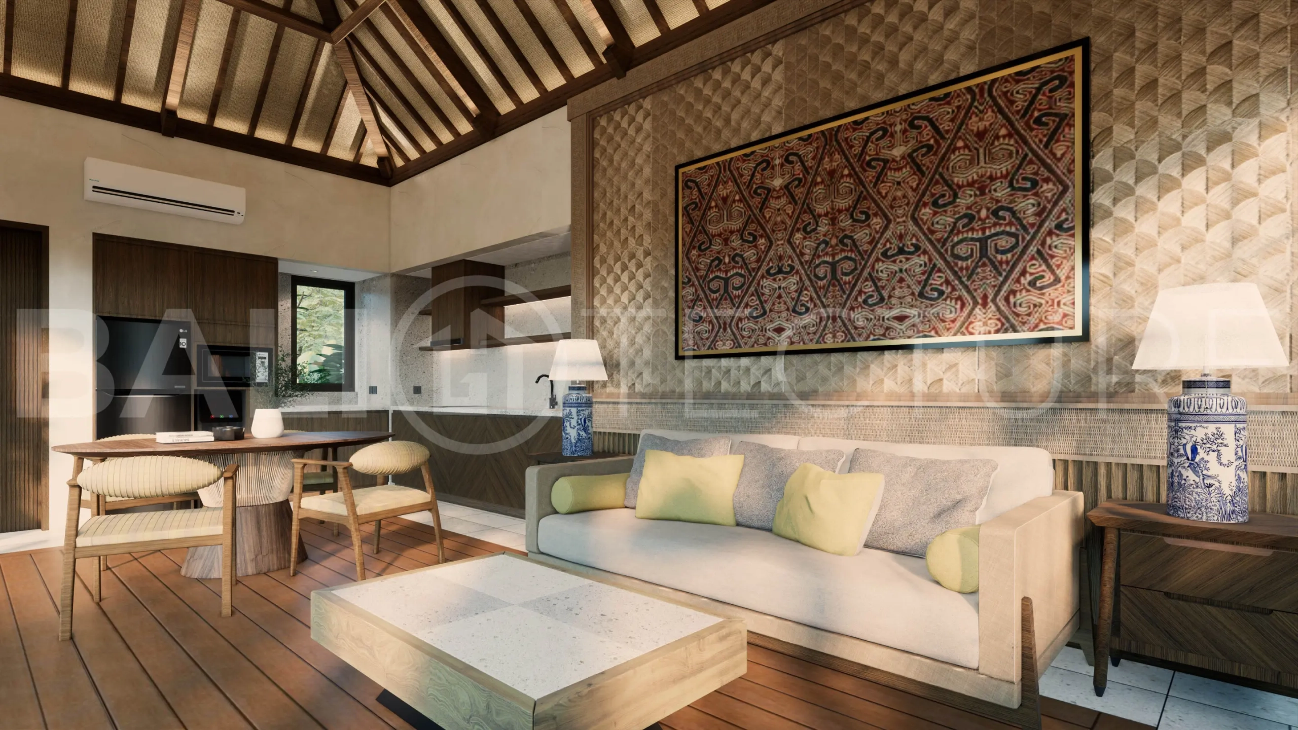 Elegant 1BR Retreat with Large Garden in Central Seminyak for Sale 3