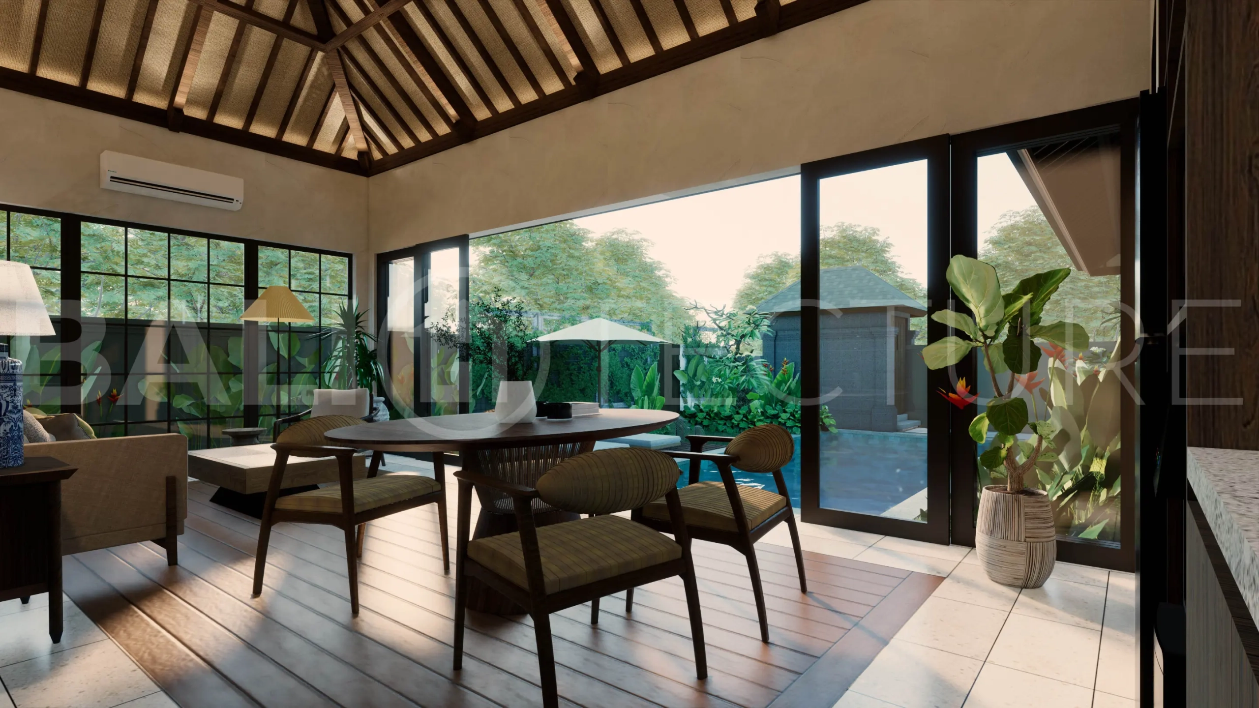 Elegant 1BR Retreat with Large Garden in Central Seminyak for Sale 5