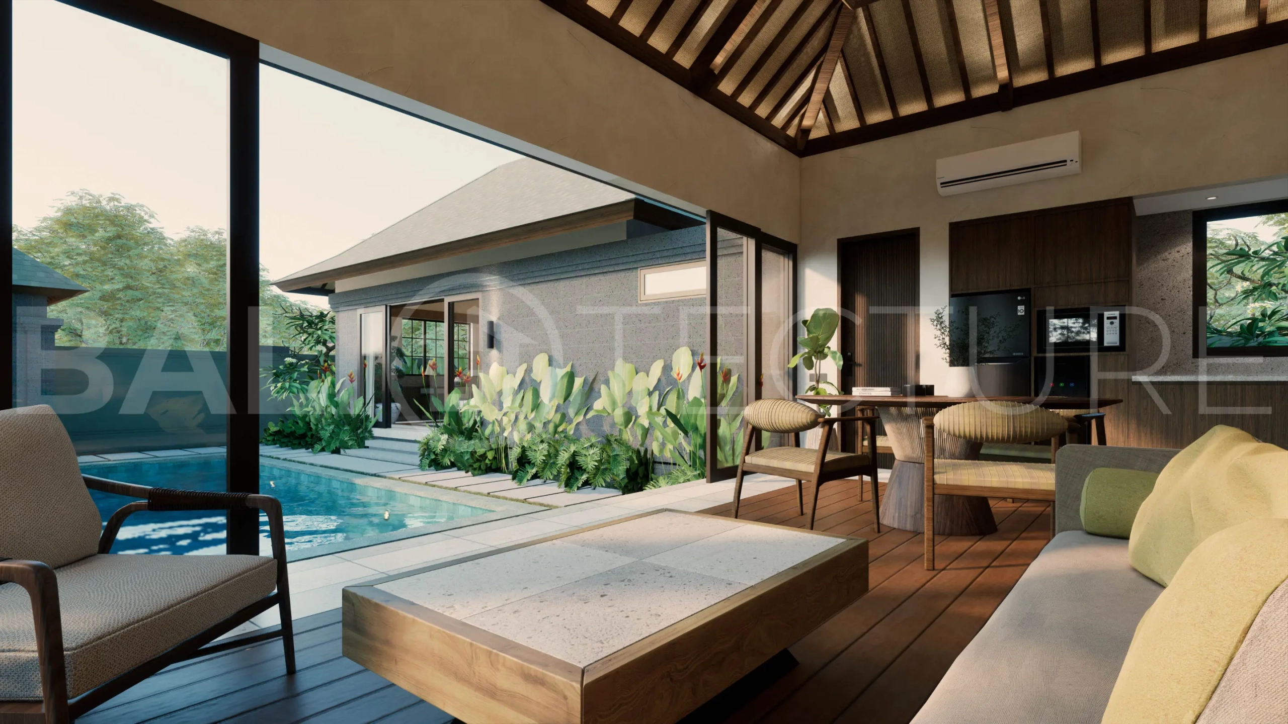 Elegant 1BR Retreat with Large Garden in Central Seminyak for Sale 6