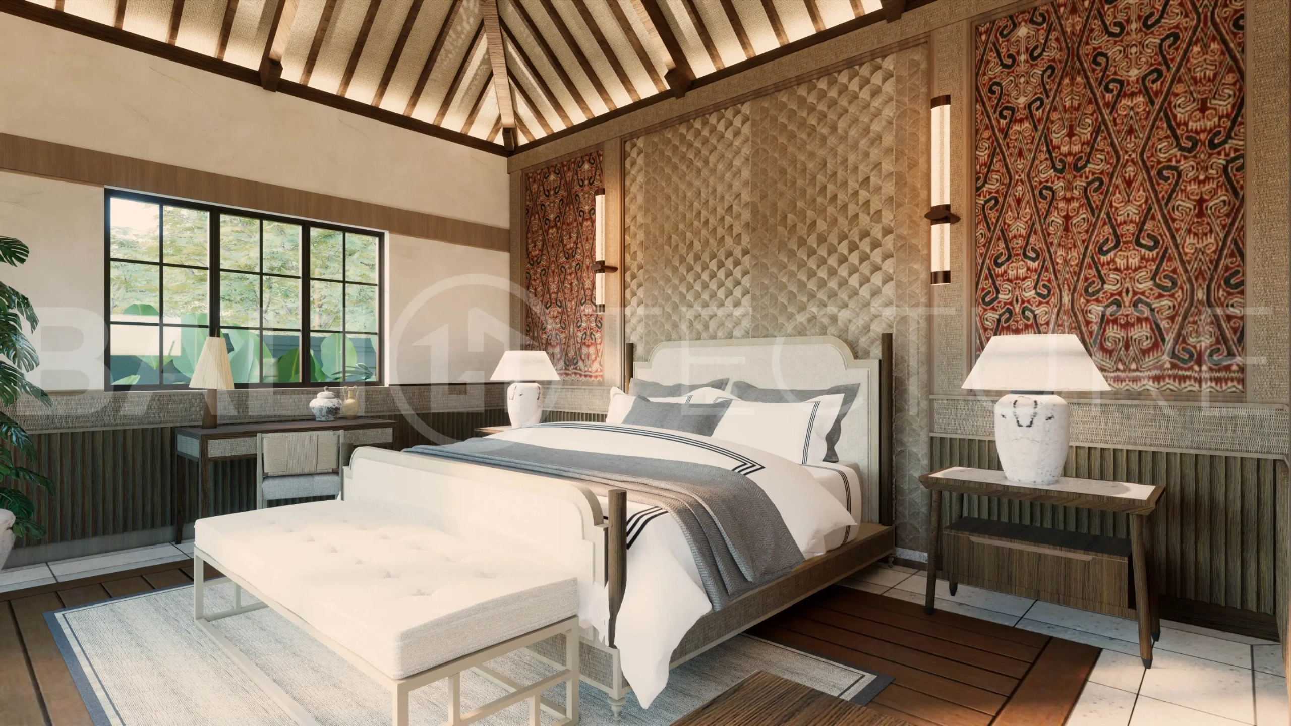 Elegant 1BR Retreat with Large Garden in Central Seminyak for Sale 9