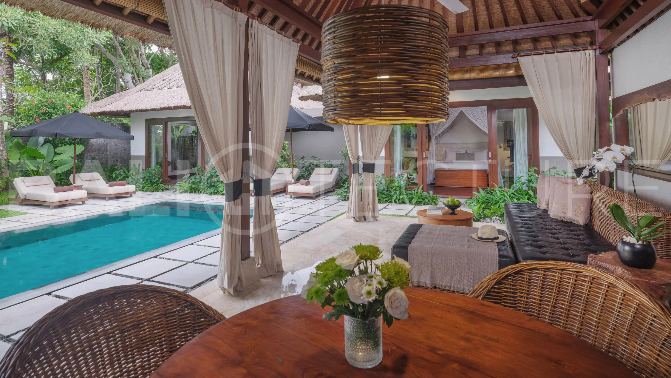 Modern Balinese Villa with Open Design and Big Pool in Seminyak for Sale