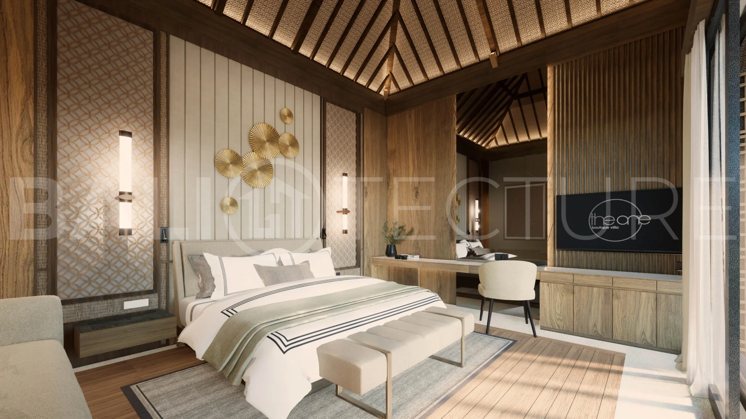 Exclusive 2BR Villa In Seminyak for Sale with Big Pool, Garden & Modern Design18