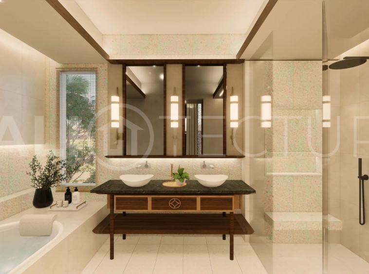 Exclusive 2BR Villa In Seminyak for Sale with Big Pool, Garden & Modern Design20