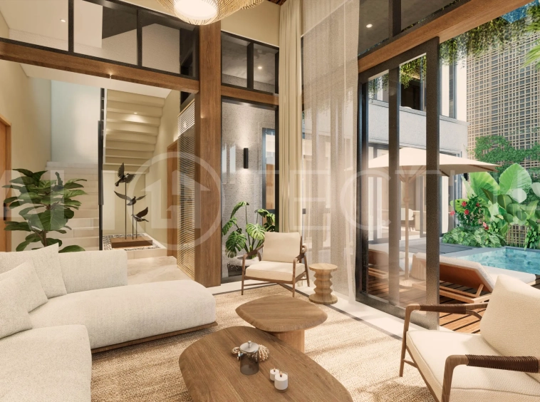 Exclusive 2BR Villa In Seminyak for Sale with Big Pool, Garden & Modern Design1
