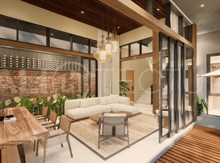 Exclusive 2BR Villa In Seminyak for Sale with Big Pool, Garden & Modern Design2