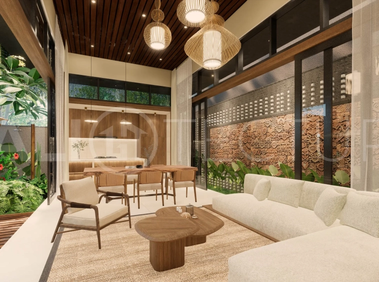 Exclusive 2BR Villa In Seminyak for Sale with Big Pool, Garden & Modern Design6