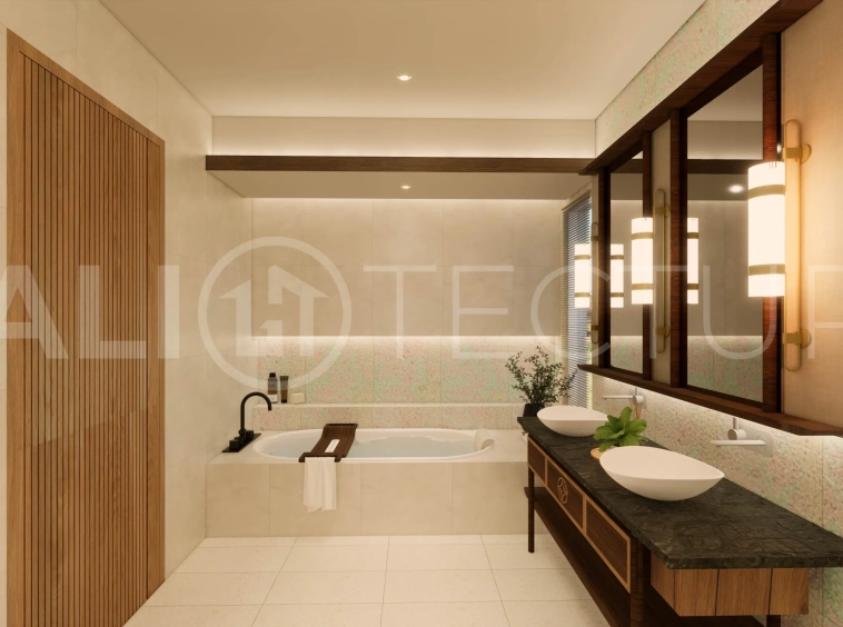 Exclusive 2BR Villa In Seminyak for Sale with Big Pool, Garden & Modern Design9